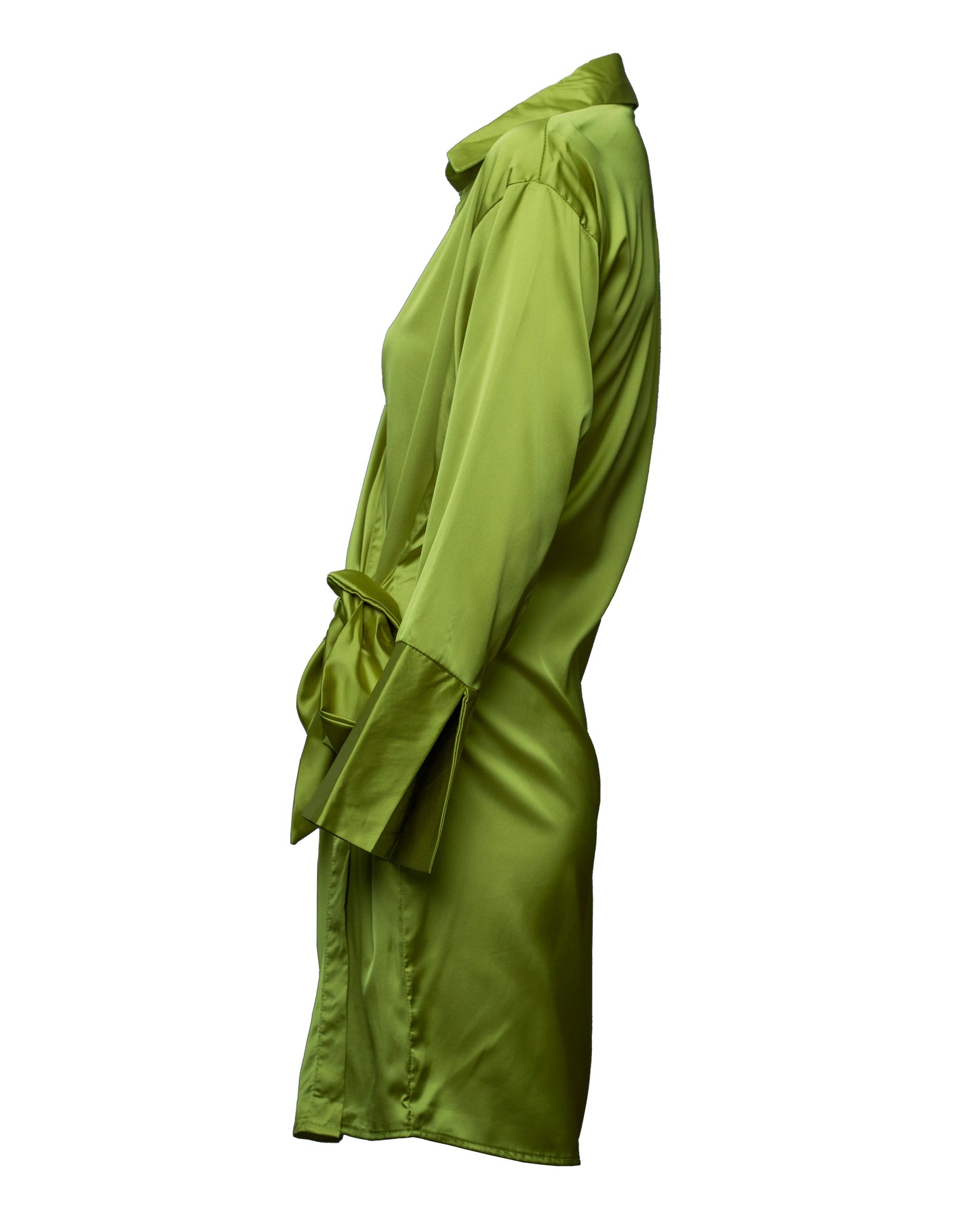 Vestido Saten Green